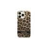 Guess GUHCP13LHSLEOW iPhone 13 Pro / 13 6,1" készülékhez kemény tok Leopard barna