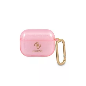   Guess GUAPUCG4GP AirPods Pro tok AirPods Pro készülékhez Glitter Collection rózsaszín