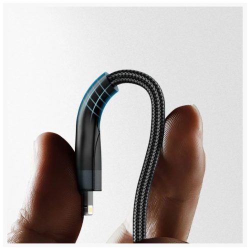 USB-C/USB-A kábel 4smarts 4w1 1.2m fekete