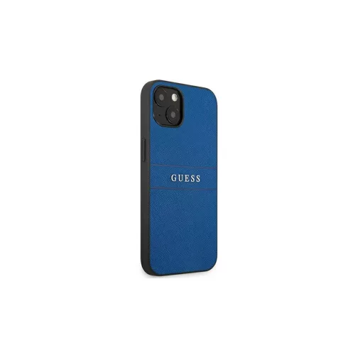 Guess GUHCP13SPSASBBL iPhone 13 mini 5,4 készülékhez Saffiano Strap kék