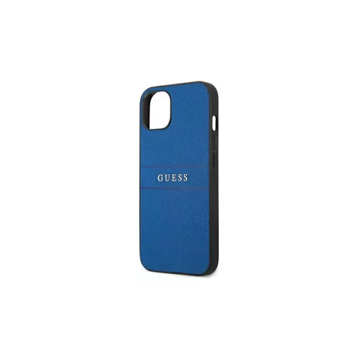 Guess GUHCP13SPSASBBL iPhone 13 mini 5,4 készülékhez Saffiano Strap kék