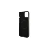 Guess GUHMP13MSAPSTK iPhone 13/14/15 6.1" készülékhez kemény tok Peony Logo Plate MagSafe fekete