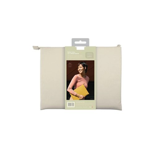 UNIQ Lyon Case 14" laptop tok RPET vízálló tengersó világos bézs