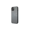 Guess GUHCP13SPSASBGR iPhone 13 mini 5,4" készülékhez Saffiano Strap szürke