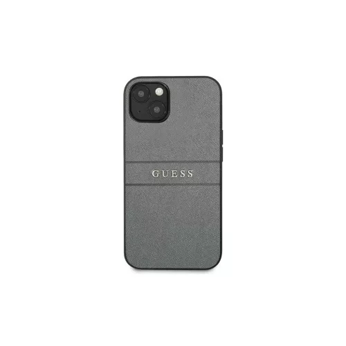 Guess GUHCP13SPSASBGR iPhone 13 mini 5,4" készülékhez Saffiano Strap szürke