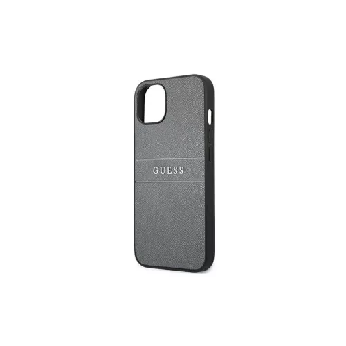 Guess GUHCP13SPSASBGR iPhone 13 mini 5,4" készülékhez Saffiano Strap szürke