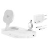 4smarts Qi2 Trident Apple Watch készülékhez töltőállomás MFI gyors töltővel fehér
