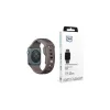 3MK szilikon óraszíj Apple Watch 42/44/45/49mm készülékhez szürkésbarna