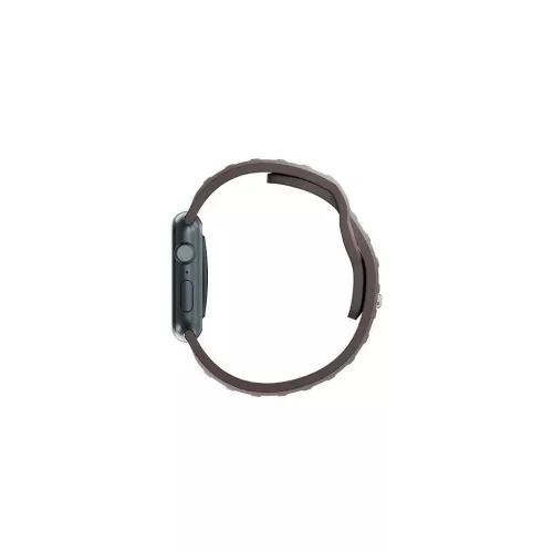3MK szilikon óraszíj Apple Watch 42/44/45/49mm készülékhez szürkésbarna