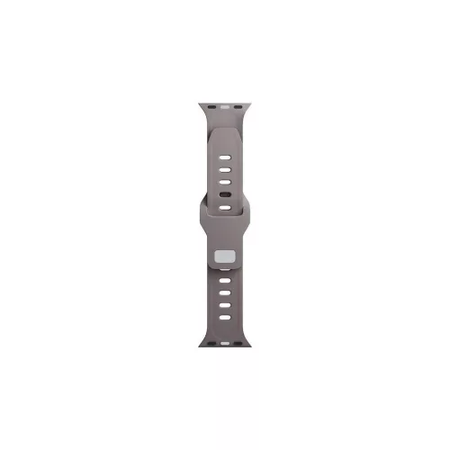 3MK szilikon óraszíj Apple Watch 42/44/45/49mm készülékhez szürkésbarna