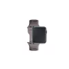 3MK szilikon óraszíj Apple Watch 42/44/45/49mm készülékhez szürkésbarna