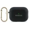 Tok Guess Grained Classic Logo Hook AirPods Pro 3 készülékhez fekete