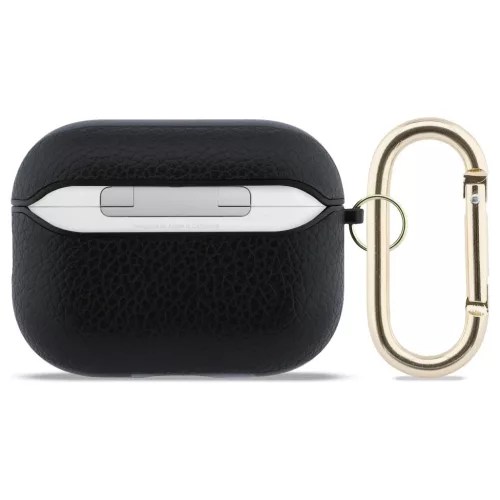 Tok Guess Grained Classic Logo Hook AirPods Pro 3 készülékhez fekete