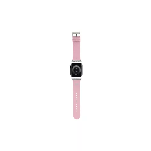 Hello Kitty szíj HKAWMPGKHP Apple Watch 38/40/41mm készülékhez Kitty Head rózsaszín