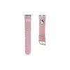 Hello Kitty szíj HKAWMPGKHP Apple Watch 38/40/41mm készülékhez Kitty Head rózsaszín