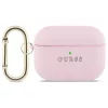 Tok Guess domborított Classic Logo Hook AirPods Pro 3 készülékhez rózsaszín