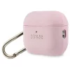Tok Guess domborított Classic Logo Hook AirPods Pro 3 készülékhez rózsaszín