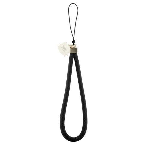 Hello Kitty nylon zsinór Kitty Head telefon dísz fekete