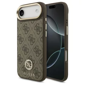   Guess 4G Strass Logo MagSafe tok iPhone Air készülékhez barna