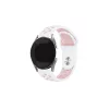 Beline Óraszíj 20mm Sport Silicone fehér/rózsaszín doboz