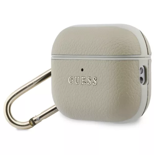 Tok Guess Grained Classic Logo Hook AirPods Pro 3 készülékhez arany