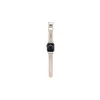 Hello Kitty csuklópánt HKAWMSCHBLE Apple Watch 38/40/41mm készülékhez – bézs szilikon Kitty Head