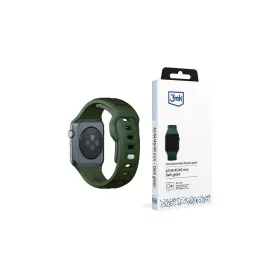   3MK szilikon óraszíj Apple Watch 42/44/45/49mm készülékhez sötét zöld