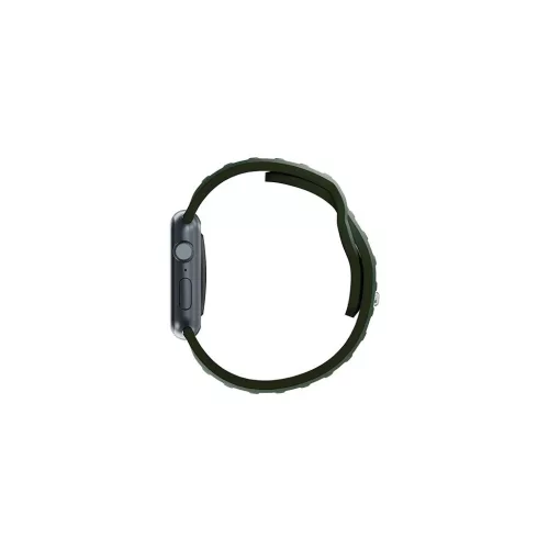3MK szilikon óraszíj Apple Watch 42/44/45/49mm készülékhez sötét zöld