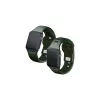 3MK szilikon óraszíj Apple Watch 42/44/45/49mm készülékhez sötét zöld