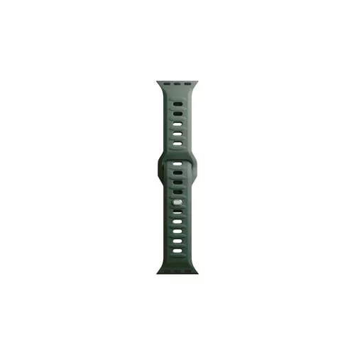3MK szilikon óraszíj Apple Watch 42/44/45/49mm készülékhez sötét zöld