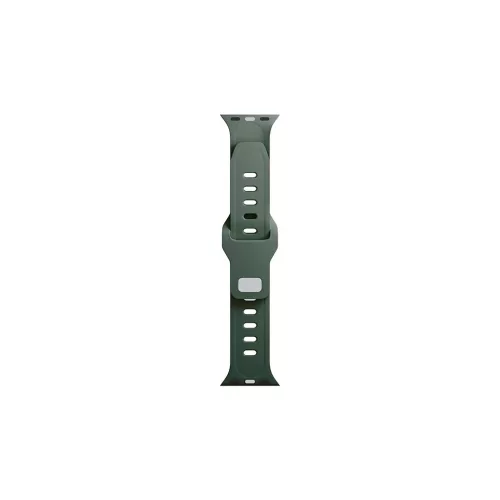 3MK szilikon óraszíj Apple Watch 42/44/45/49mm készülékhez sötét zöld
