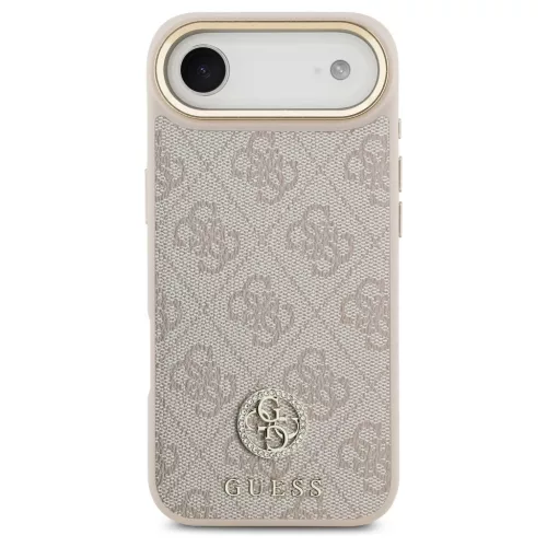 Guess 4G Strass Logo MagSafe tok iPhone Air készülékhez rózsaszín