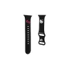 Hello Kitty szilikon szíj HKAWMSCHBLK Apple Watch 38/40/41mm készülékhez – Kitty Head – fekete
