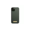 Guess GUHMP13MSBPLA iPhone 13/14/15 készülékhez 6.1" kemény tok Silicone Logo Plate MagSafe khaki