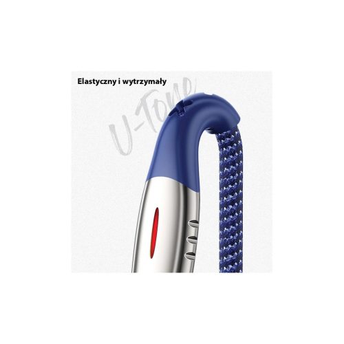 USAMS Braided U-Tone microUSB kábel 1.2m Power-off 2A Fast Charging fekete SJ346USB01 (US-SJ346)