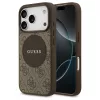 Guess 4G Circle Classic Logo MagSafe tok iPhone 17 Pro készülékhez barna