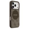 Guess 4G Circle Classic Logo MagSafe tok iPhone 17 Pro készülékhez barna