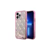 Guess GUHCP14LLC4PSGP iPhone 14 Pro 6.1 készülékhez kemény tok Liquid Glitter 4G Transculent rózsaszín