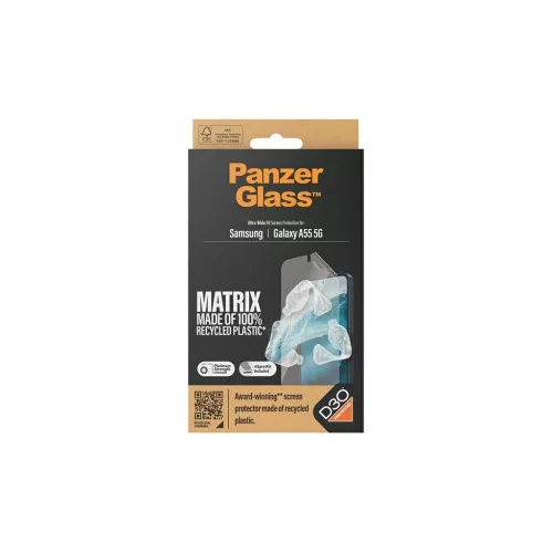 PanzerGlass Matrix Ultra‑Wide Fit Samsung Galaxy A55 5G készülékhez kijelzővédő 7362 with Easy Aligner