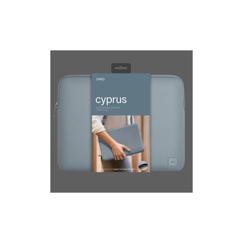 UNIQ Cyprus 14″ laptop tok vízálló neopren acélkék
