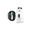 3MK szilikon óraszíj Apple Watch készülékhez 42/44/45/49mm fekete