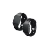 3MK szilikon óraszíj Apple Watch készülékhez 42/44/45/49mm fekete