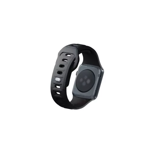 3MK szilikon óraszíj Apple Watch készülékhez 42/44/45/49mm fekete