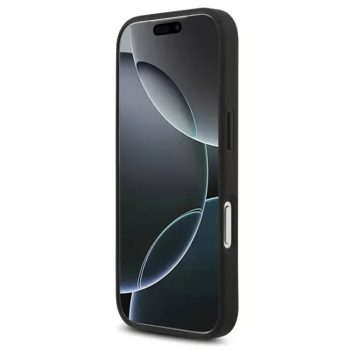 Guess 4G Circle Classic Logo MagSafe tok iPhone 17 Pro készülékhez fekete