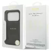 Guess 4G Circle Classic Logo MagSafe tok iPhone 17 Pro készülékhez fekete