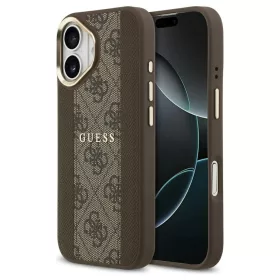 Guess 4G Stripe MagSafe tok iPhone 17 készülékhez barna