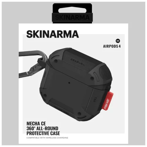 Tok Skinarma Mecha CE AirPods 4 készülékhez fekete