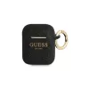 Guess GUA2SGGEK AirPods tok készülékhez Silicone Glitter fekete