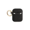 Guess GUA2SGGEK AirPods tok készülékhez Silicone Glitter fekete