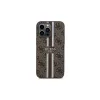 Guess GUHMP15XP4RPSW iPhone 15 Pro Max készülékhez keménytok 4G Printed Stripes MagSafe barna